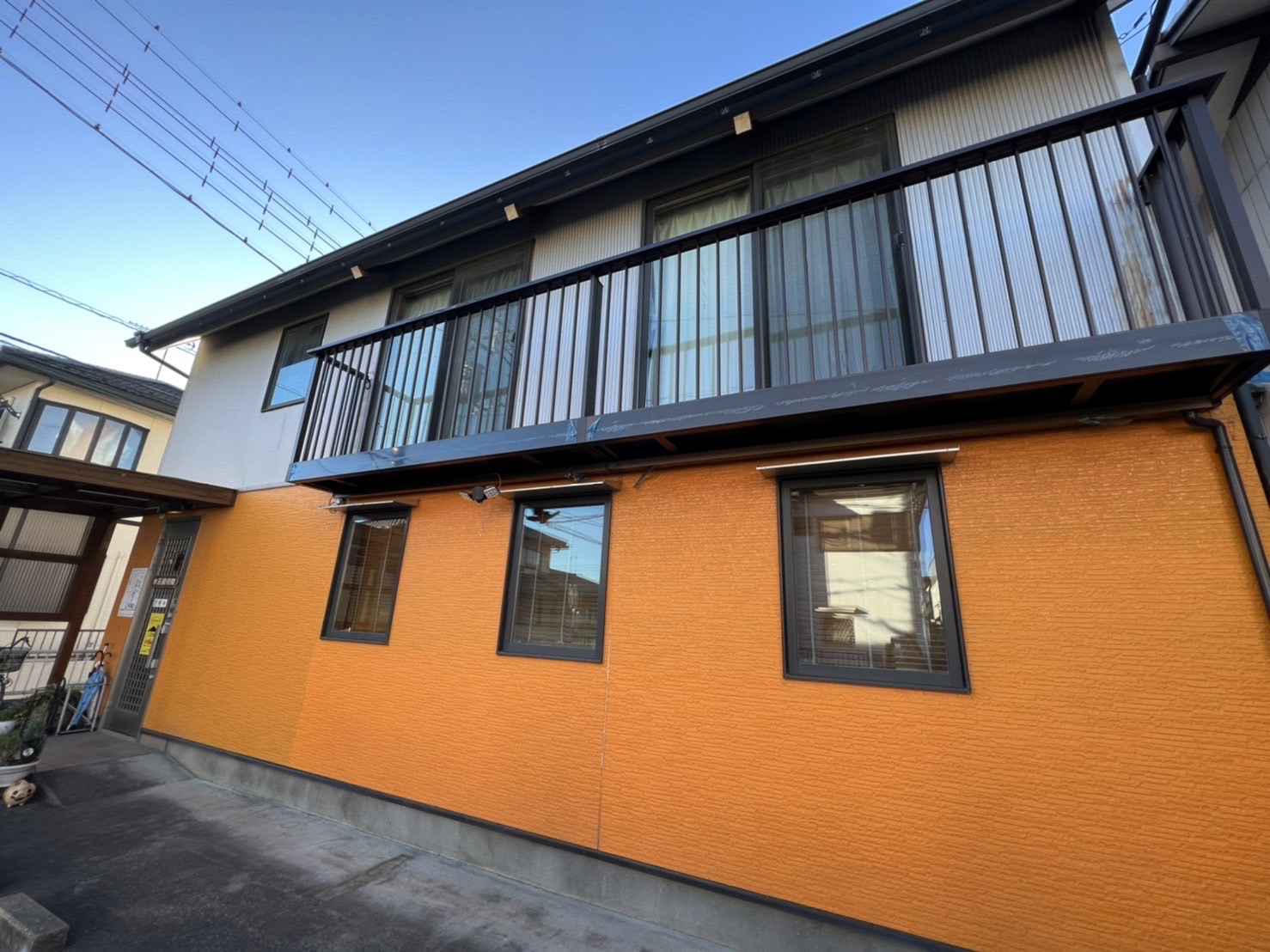 外観のベランダをリニューアルしました