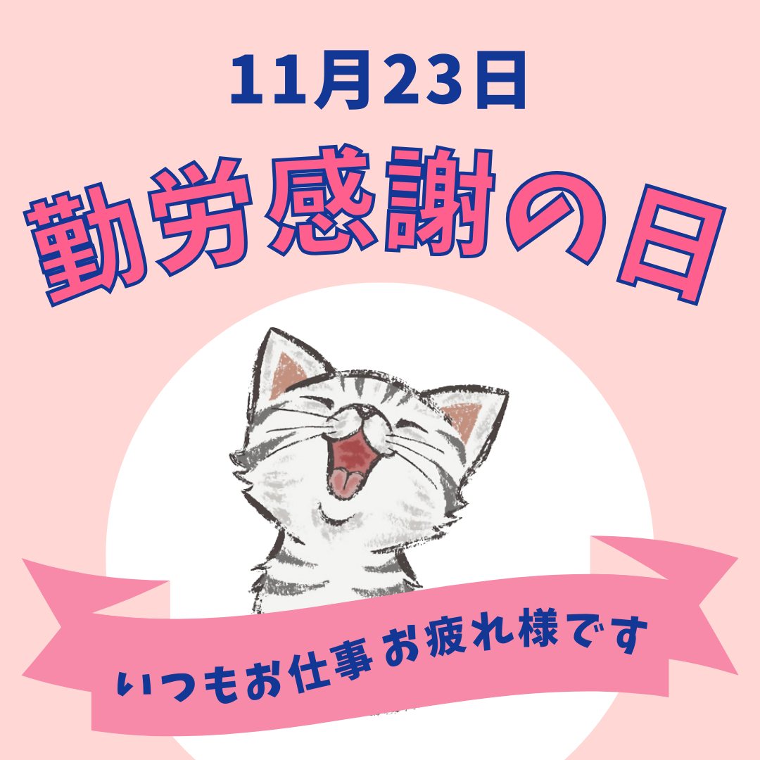 上尾市の水元接骨院が勤労感謝の日も午前中診療！