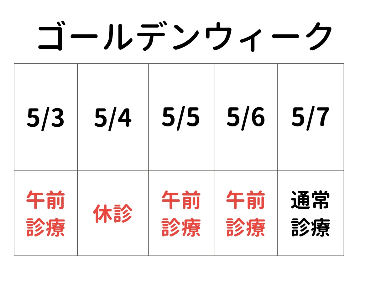 【上尾市の水元接骨院】ゴールデンウィーク中も祝日午前診療対応！突然の怪我にも安心